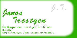 janos trestyen business card